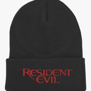 Resident Evil Beanie Hat in Black with Red Logo